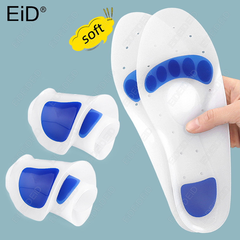 Women'S Shoes Plantar Fasciitis - EID Orthopedische siliconen gel inlegzolen platvoetboogondersteuning