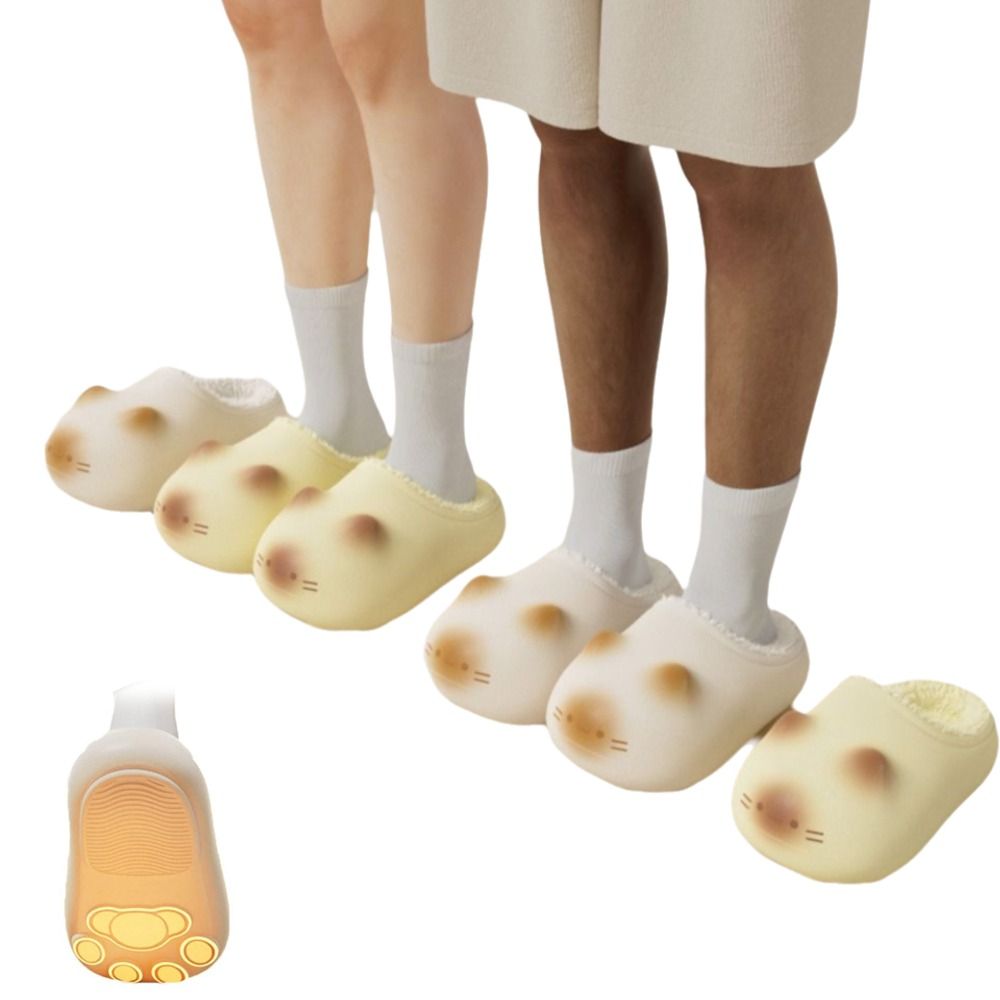 Women'S Shoes Water Resistant - Nieuwe waterdichte kattenpantoffels met kattenpootjes, warme