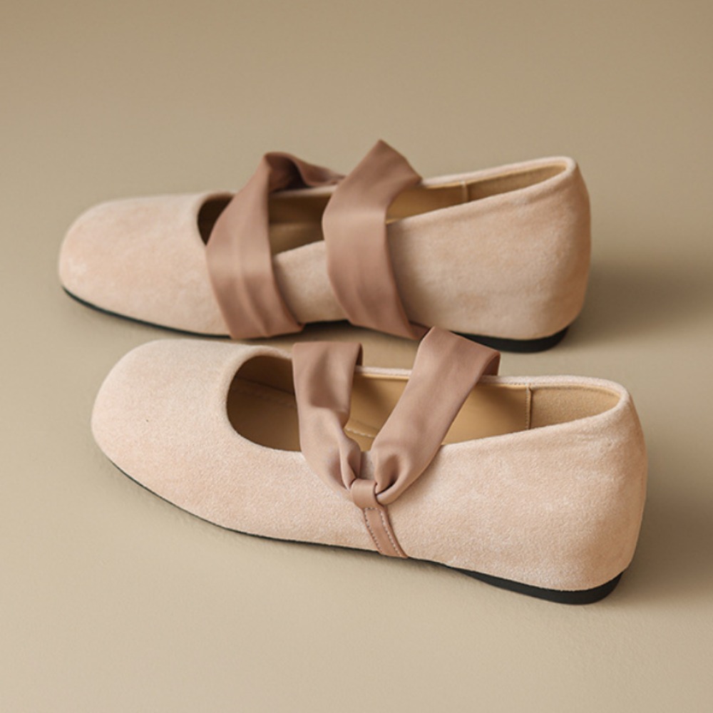 Ballet Flat Women - Platte Mary Janes schoenen met binnenverhoging