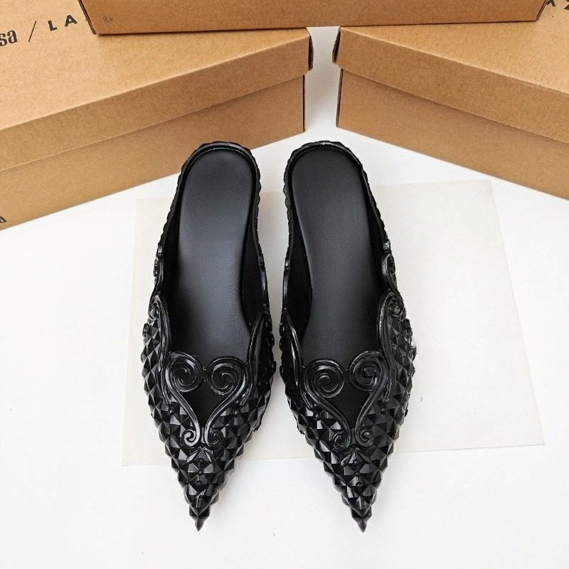 Court Heel Pointed - Damesschoenen Pointed Witch pantoffels met lage
