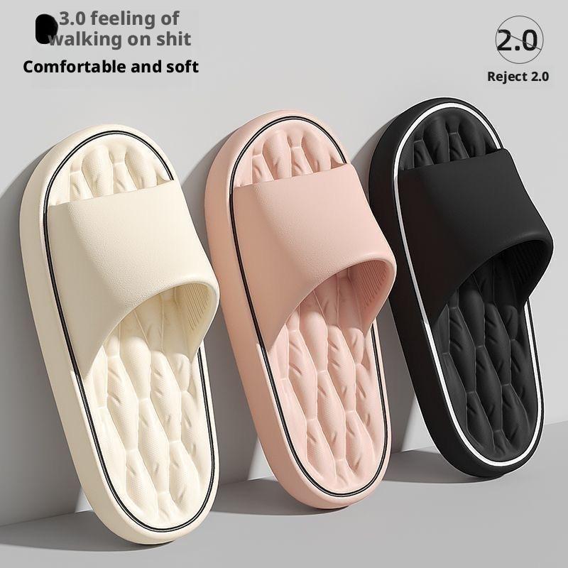 Mule Slip On - Slippers met lijnpatroon voor koppels -