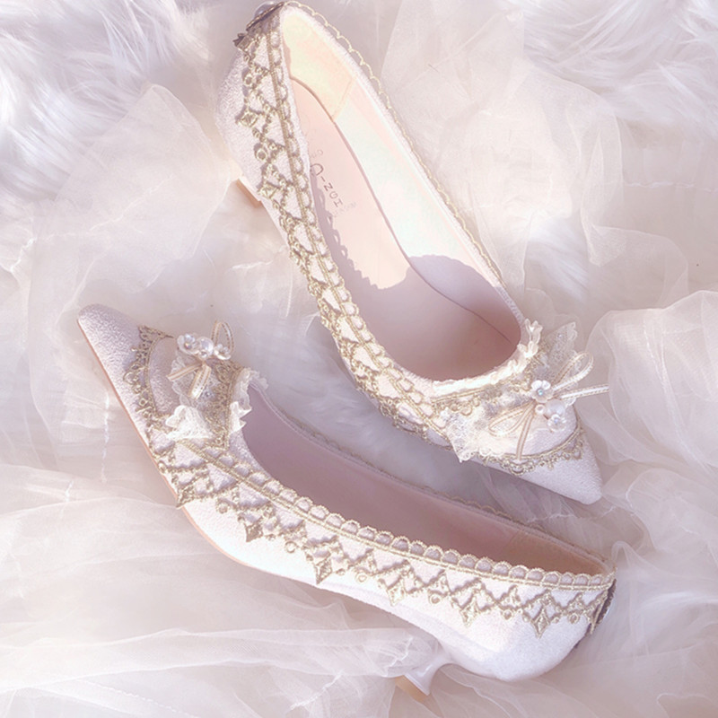 Lolita Hof Stijl Hoge Hak Wees - Court Heel Pointed recensie en prijs