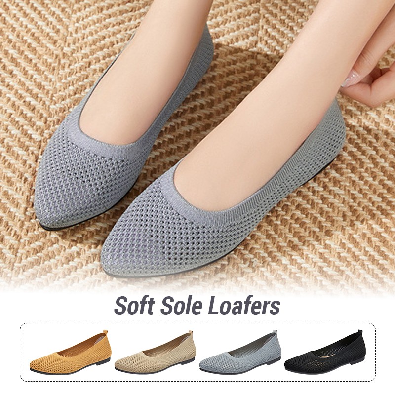 Vrouwen Platte Schoenen Gebrei - Ballet Flat Women recensie en prijs