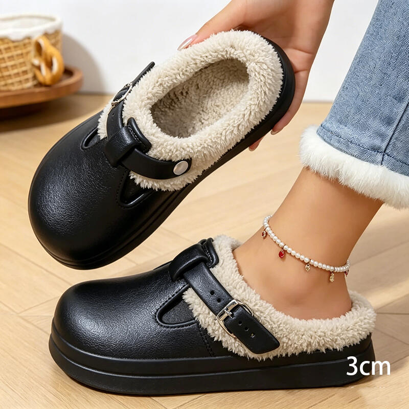 Casual Metalen Gesp Warme Pluc - Women'S Shoes Water Resistant recensie en prijs