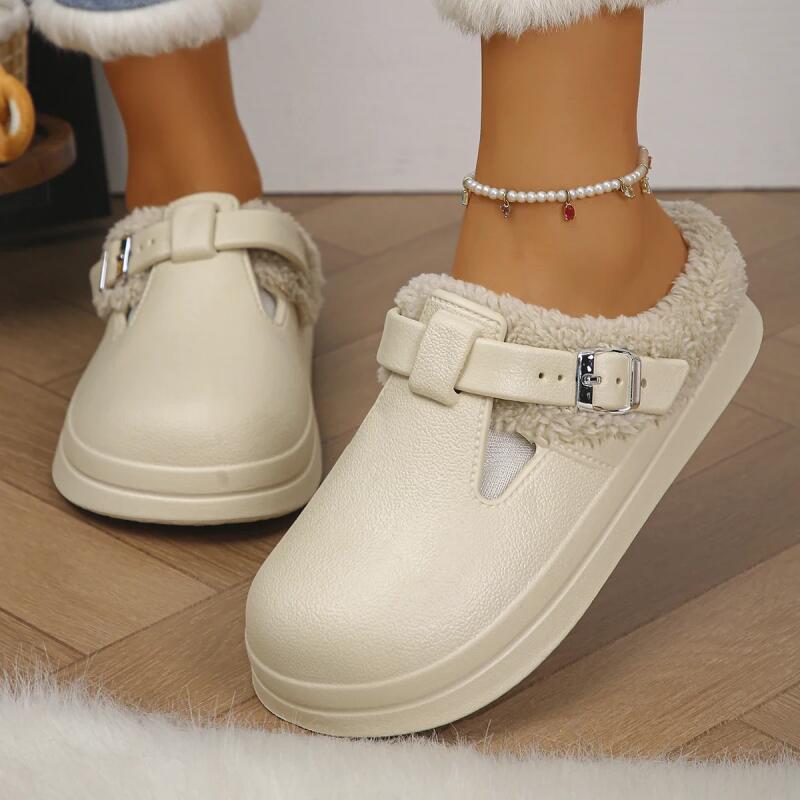 Casual Metalen Gesp Warme Pluc - Women'S Shoes Water Resistant recensie en prijs