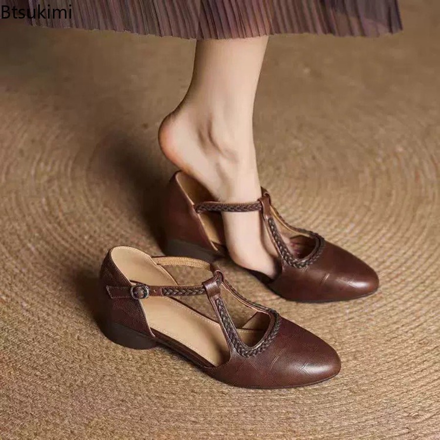 Nieuwe zomer dames retro hollo - Ankle Strap Heels recensie en prijs