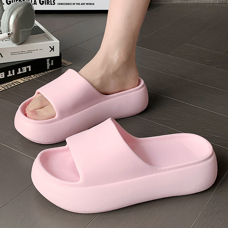 Dikke zool 6cm roze slippers v - Mule Slip On recensie en prijs