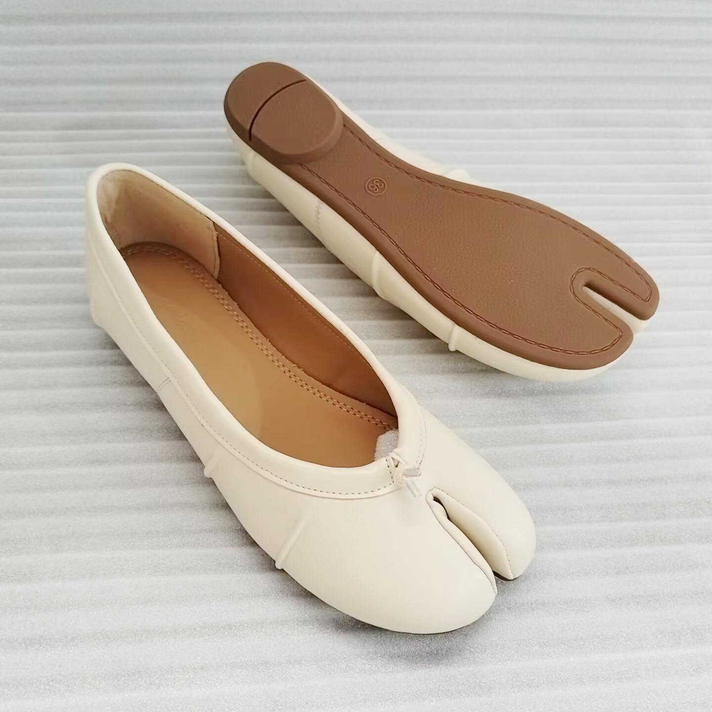 NIEUWE Platte schoenen met ges - Ballet Flat Women recensie en prijs