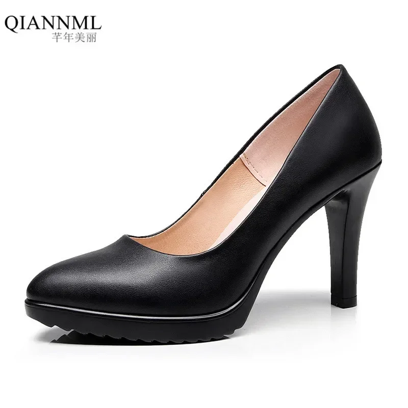 8 cm Kleine Maat 32-43 Nieuwe  - Court Heel Pointed recensie en prijs