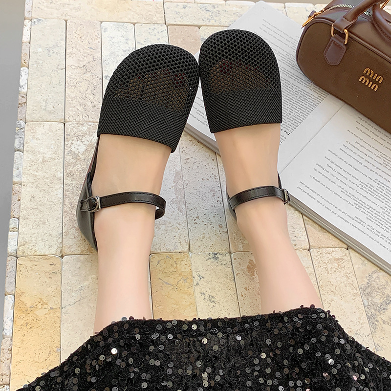 2025 Nieuwe Lente Zomer Mesh S - Ankle Strap Heels recensie en prijs