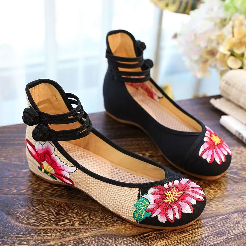 Vrouwelijke wedges met gebordu - Ballet Flat Women recensie en prijs
