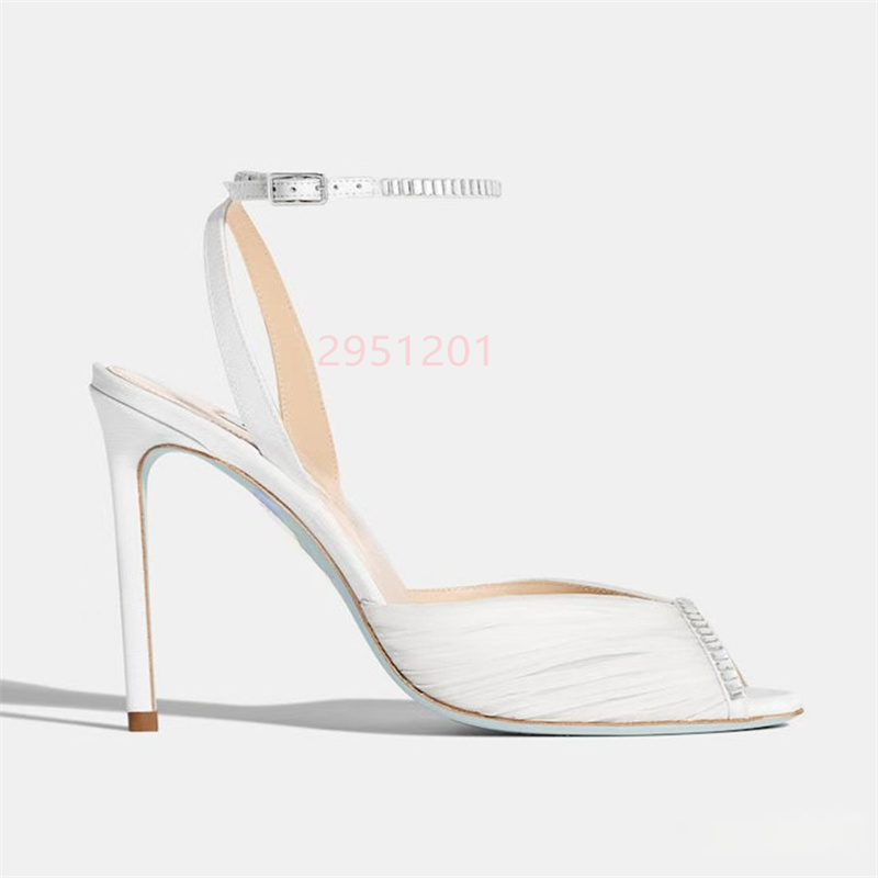 Crystal V Puntschoen Dames Wit - Peep Toe Heels recensie en prijs